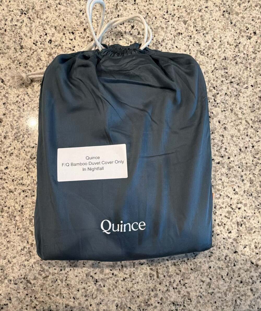 Quince F/Q Bamboo Duvet Cover Only In Nightfall